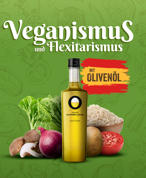 veganismus und flexitarismus mit olivenol/